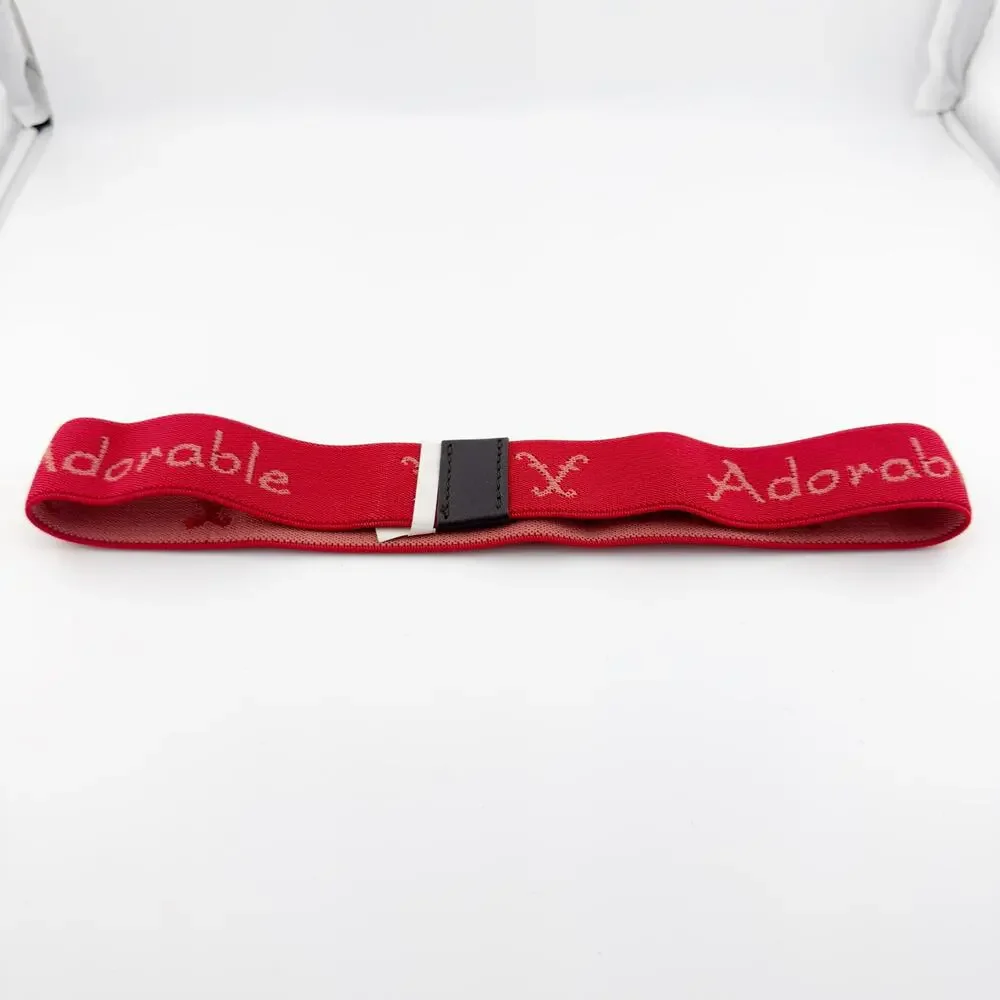 Frederic Fekkai Sporty Hair Band Headband Women's Adjustable Red Adorable‎